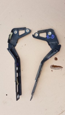 Audi q7 4l0 петлі капот комплект фото №1