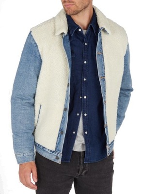 LEVI'S KURTKA JEANSOWA SHEEPY SHERPA TRUCKER R. M