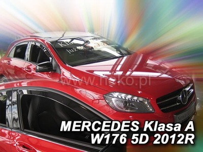 DEFLECTORES VENTANAS LATERALES MERCEDES A W176 5D 2012-2018  