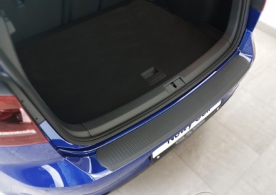 Накладка захист молдинг бампера vw golf vii 12-19 фото №1