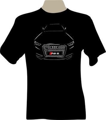 KOSZULKA T-SHIRT CON NADRUKIEM PARA FANA AUDI RS5 B8  