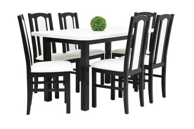 stółz krzesłami krzesła do jadalni rozkładany stół