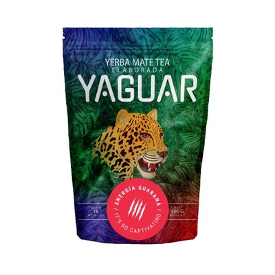 Yerba Mate Yaguar Energia Guarana 0,5kg 500g