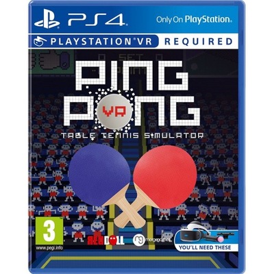 Ping Pong PS4, gra na VR