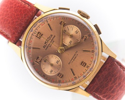 ALMADIA CHRONOGRAPHE SWISSE ROSE GOLD 18K