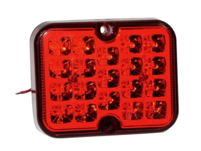 Фара задняя противотуманная led czerwona 12v светодиодная фото №1