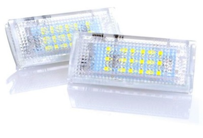 Led бризковики номерного знака реєстраційний bmw 3 e46 98-05 фото №1