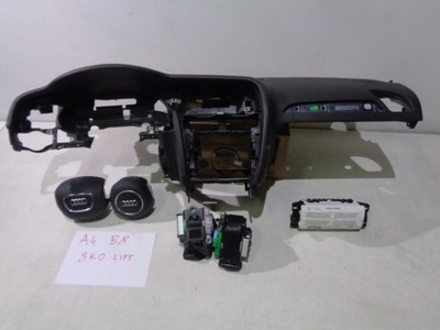 Audi a4 b8 8k0 po lift панель приладів подушки безпеки подушка безпеки ремені фото №1