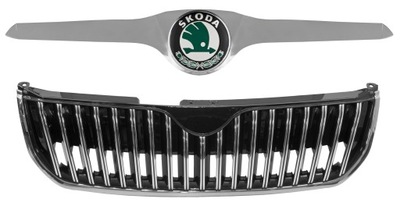 Atrapa gril grill chromowana SKODA SUPERB 2 II