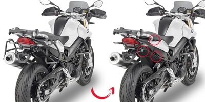 GIVI PLR5118 LENTYNA DĖKLIŲ ŠONINIŲ TREKKER : BMW F 800 GT / F 800 R 