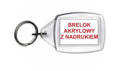 BRELOKI REKLAMOWE Z NADRUKIEM BRELOK REKLAMOWY 50