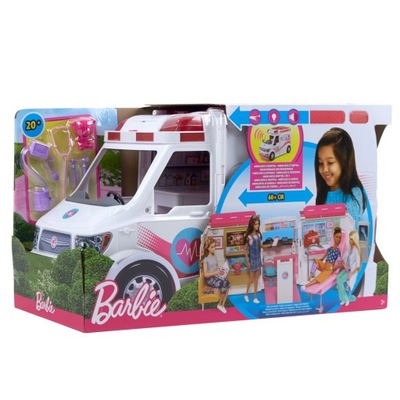 Barbie Karetka mobilna klinika FRM19