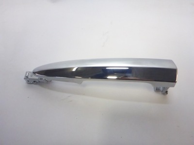 Ручка двері хром задня ліва права leaf ii ze1 17- фото №1