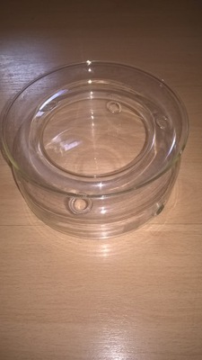 Świecznik pojemnik na wkład świeczki szklany