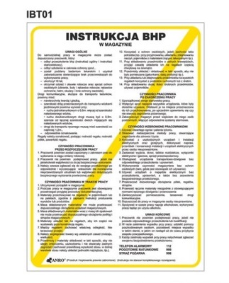 instrukcja BHP W MAGAZYNIE