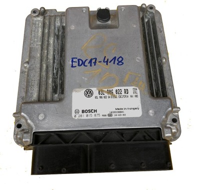 Ecu skoda octavia 2.0tdi 0281015875 03l906022rd фото №1