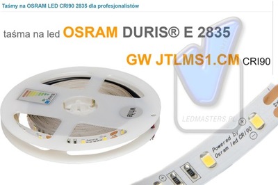 TAŚMA LED NA OSRAM 2835 CRI>90 ZIMNA BARWA