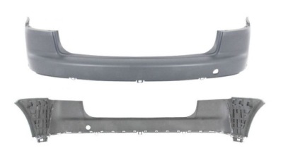 Бампер задній vw touran 2003-2010 ґрунтований фото №1