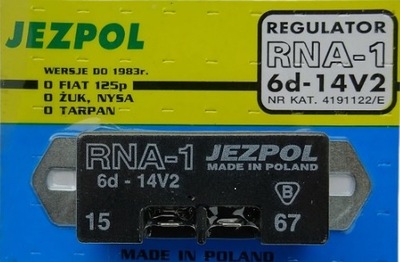 РЕГУЛЯТОР НАПРЯЖЕНИЯ JEZPOL ŻUK FIAT ТОКМАК 126P RNA-1 RNA-1 RNA 1