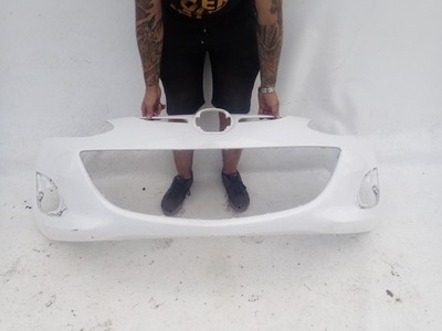 Mazda 2 ii lift 10-14 бампер перед передній фото №1