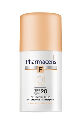 PHARMACERIS F Fluid intensywnie kryjący 01 IVORY 30 ml