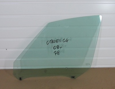 Citroen c4 скло двері перед ліва фото №1