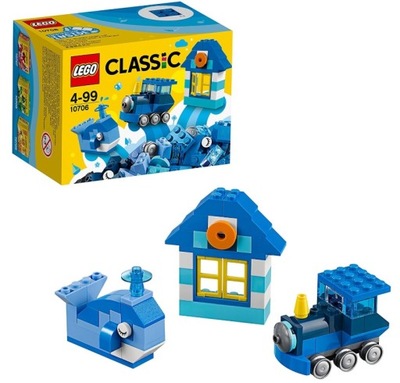 LEGO CLASSIC 10706 - NIEBIESKI ZESTAW KREATYWNY