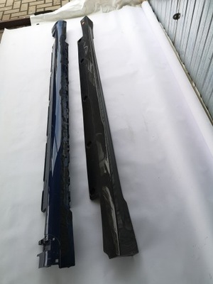 Tesla s - молдинг порог левая карбон фото №1