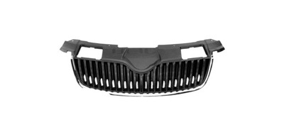 Решітка радіатора решітка радіатора skoda fabia, roomster '06-'10 фото №1