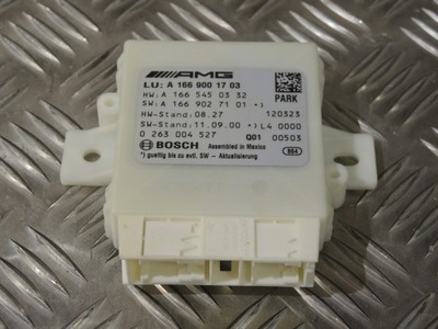 Модуль блок управления pdc park mercedes ml w166 фото №1