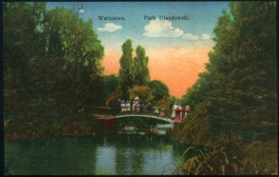 Warszawa Park Ujazdowski 1930