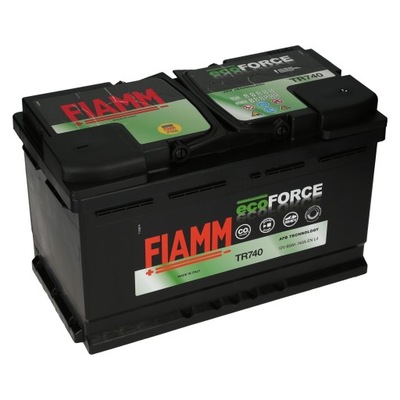 АККУМУЛЯТОР FIAMM ECOFORCE AFB TR740 12V 80AH 740A