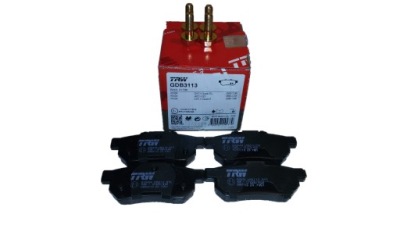 Trw gdb3113 набір гальмівних колодок гальмівних, гальма дискові фото №1