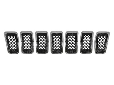 Jeep cherokee kl lift 2019-2023 решётка радиатора решётка радиатора хром фото №1