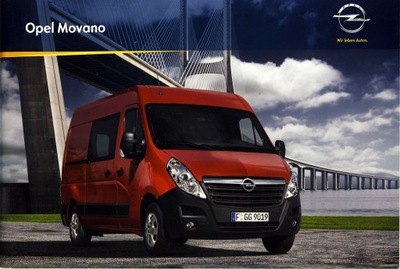 OPEL MOVANO PROSPEKT MODELO 2012 POLACO 12 2011  