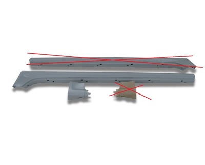 Audi rs6 c6 4f0 порог левый молдинг 4f0853859a фото №1