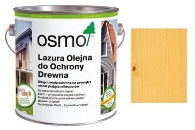OSMO Lazura olejna do ochrony drewna 710 Pinia 2,5L