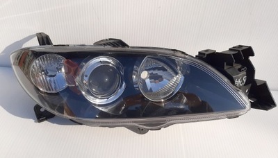 Фара лампа перед правый sedan mazda 3 iii 03- bk фото №1