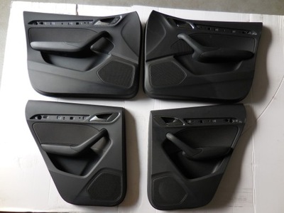 Audi q3 8u обшивка обивка дверь задняя фото №1