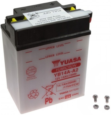 BATERÍA YUASA YB14A-A2 POLARIS SPORT 400 96  