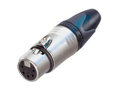 NEUTRIK XLR Prof. Wtyk XLR 5 pin żeński NC5FXX