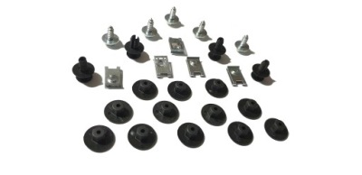 Mercedes c klasa w203 набір кліпси підкрилок гвинт фото №1