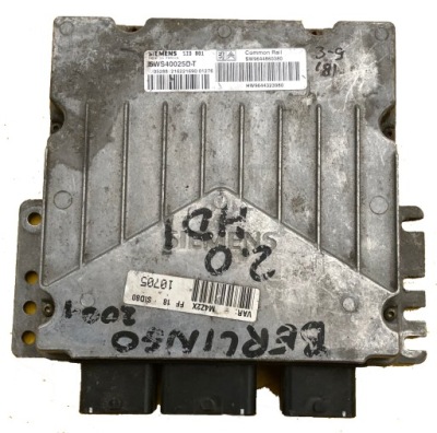 Ecu citroen berlingo 2.0hdi 5ws40025d-t 9644860380 фото №1