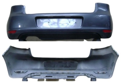 Бампер задняя задний vw golf vi 5k6 фото №1