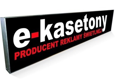 Kaseton LED dwustronny 100x50 cm