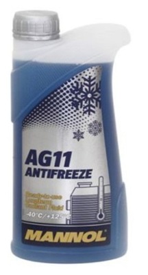 Płyn chłodniczy AG11 do -40 niebieski Mannol 1l