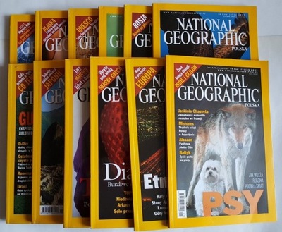 National geographic Polska 2002 IV i X