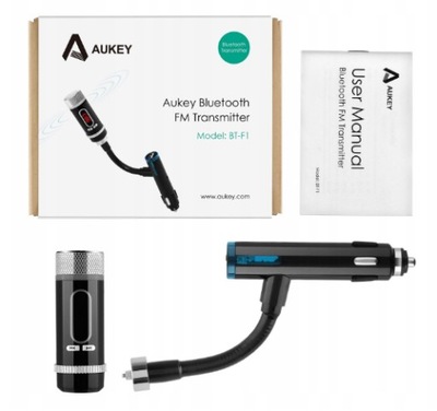 AUKEY BT-F1 TRANSMITER FM ŁADOWARKA BLUETOOTH