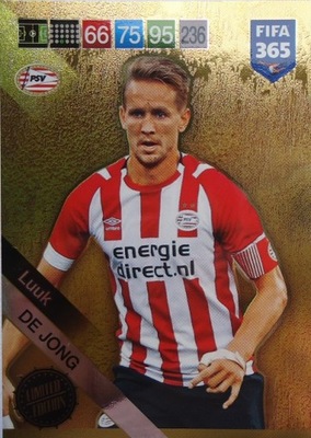 Panini FIFA 365 Update 2019 Limited Edit. DE JONG