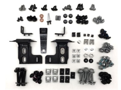 Набір елементів кріпильних бампер audi a8 d4 aso фото №1